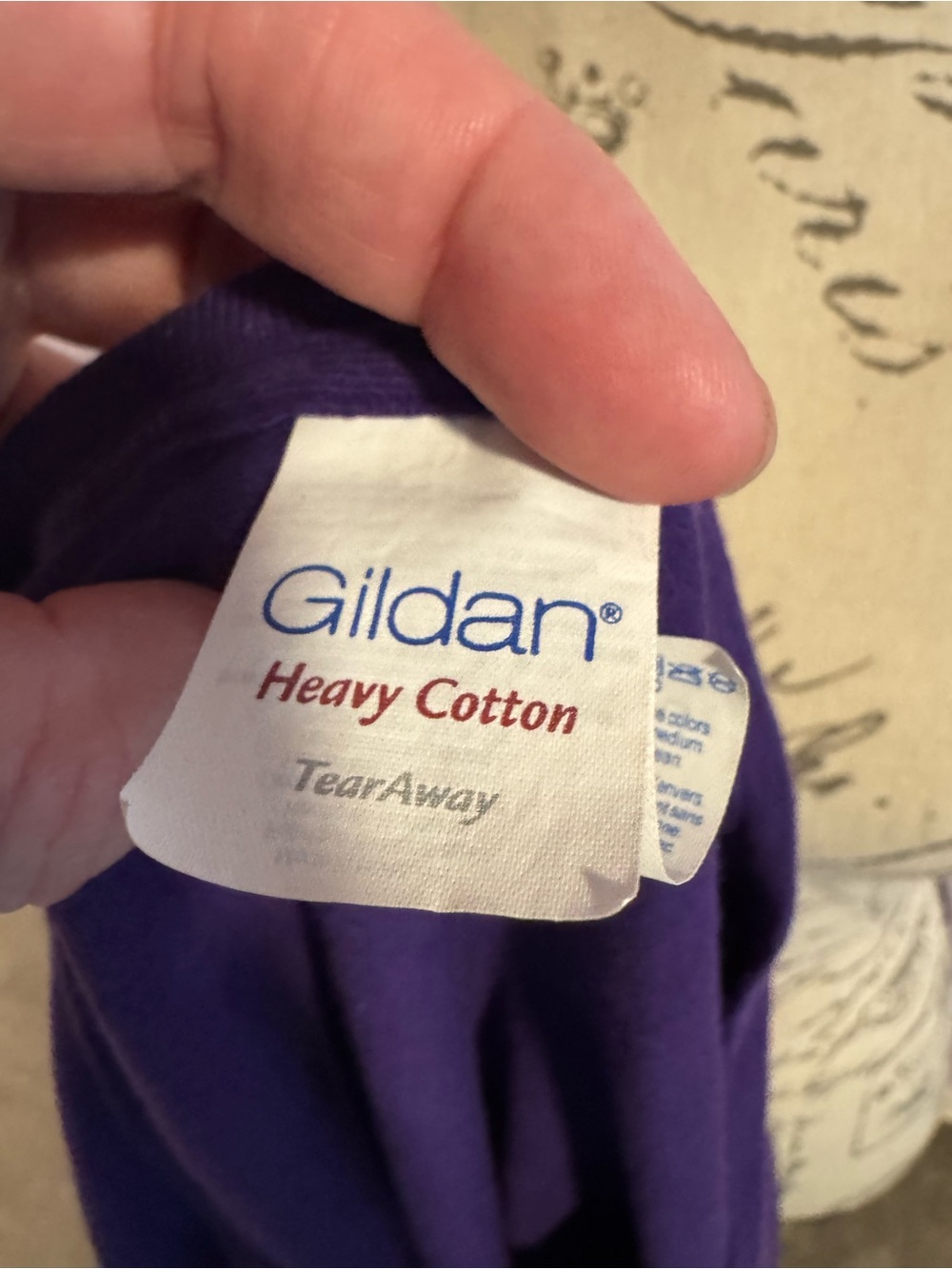 Gildan Purple Dachshund Graphic Tee - Picture 3 of 4